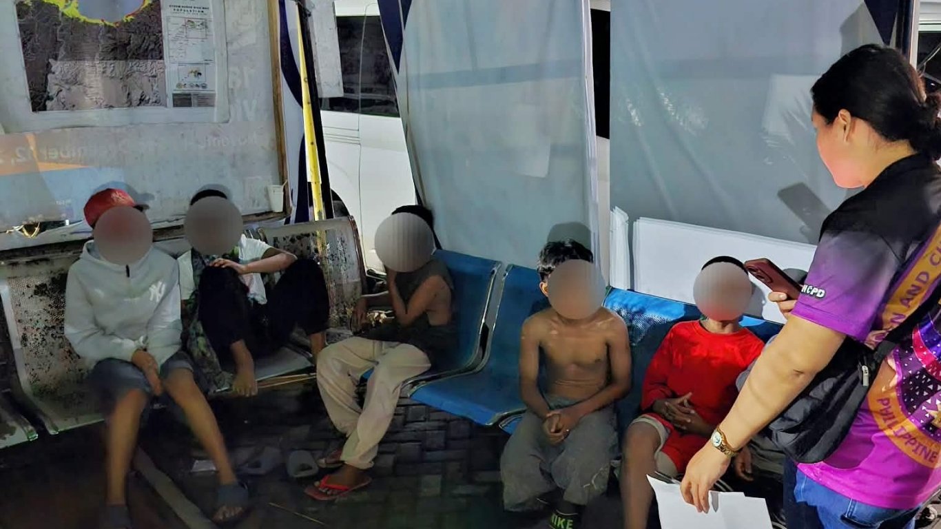 Street children, homeless rescued