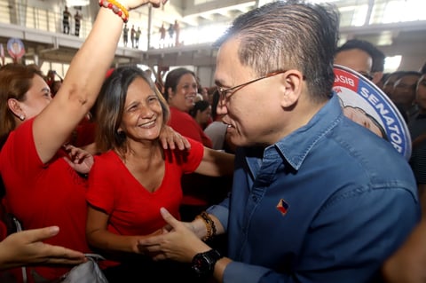Bong Go joins Laguna leaders in aid drive for 3,000 women