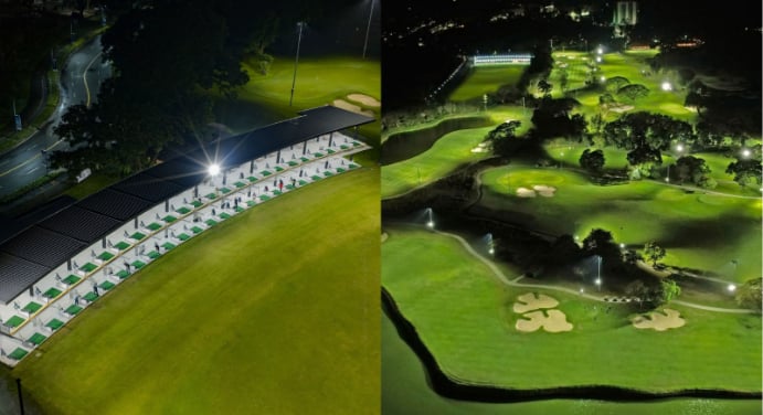 THE driving range at Filinvest Mimosa Plus Leisure City, featuring night golf within its open fairway setting in Clark.