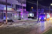 Drone hits Romania apartment block, draws outrage