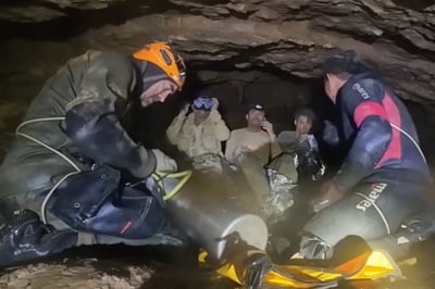 Four more men trapped in semi-submerged Laos cave freed: rescuers