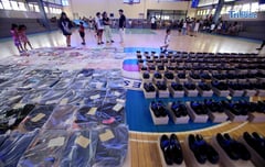 Shoes and bags for school opening