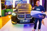 BINGOPLUS VIP Club’s first BMW winner receives a brand-new luxury vehicle during the BingoPlus Night 2026 in Manila, marking a milestone moment in the ongoing VIP Club BMW Giveaway Series.