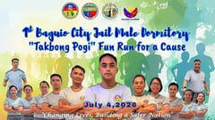 Baguio jail launches ‘Takbong Pogi’ fun run for medical aid