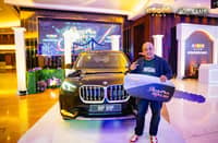 BingoPlus VIP Club’s first BMW winner receives the brand-new luxury vehicle during the BingoPlus Night 2026 in Manila, marking a milestone moment in the ongoing VIP Club BMW Giveaway Series.