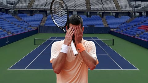 Novak left in shock after early exit