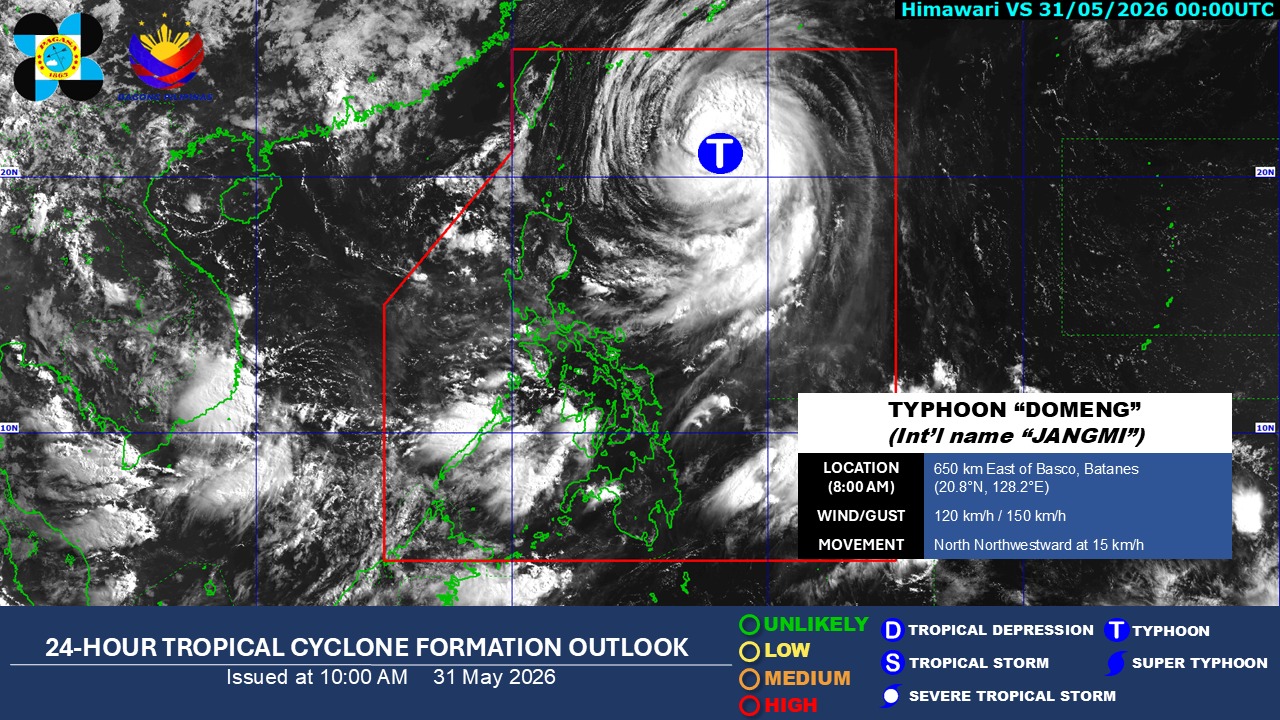 Domeng to exit PAR Monday, but rains to persist due to habagat