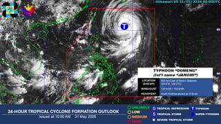 Domeng to exit PAR Monday, but rains to persist due to habagat