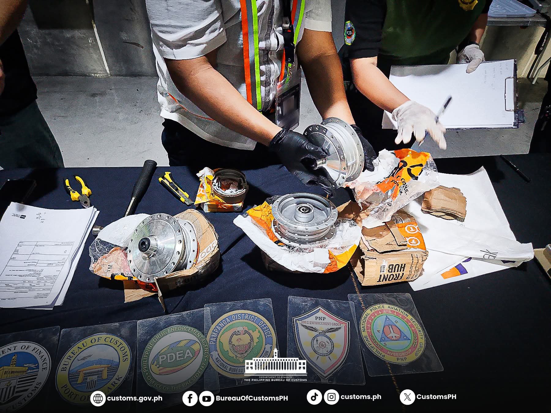 BOC seizes P64.9M worth of shabu in Clark anti-drug operations