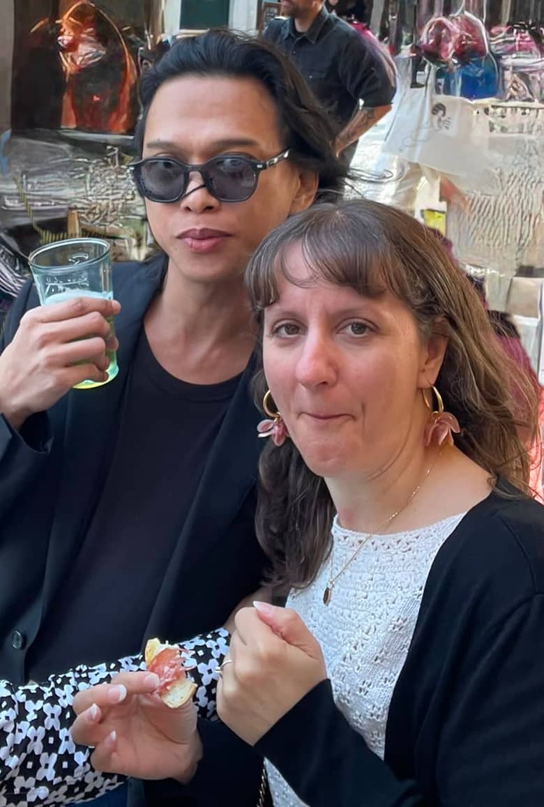 DEX Fernandez, French curator of Museé d’Art Contemporain in Lyon France, Marylou Lanouville.