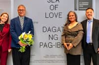 HONORARY Consul of Veneto Atty. Giorgia de Biasi, artist Jon Cuyson, curator of the Philippine Pavilion Mara Gladstone and Consul General of the Philippines in Milan, Italy, Jim Tito B. San Agustin.