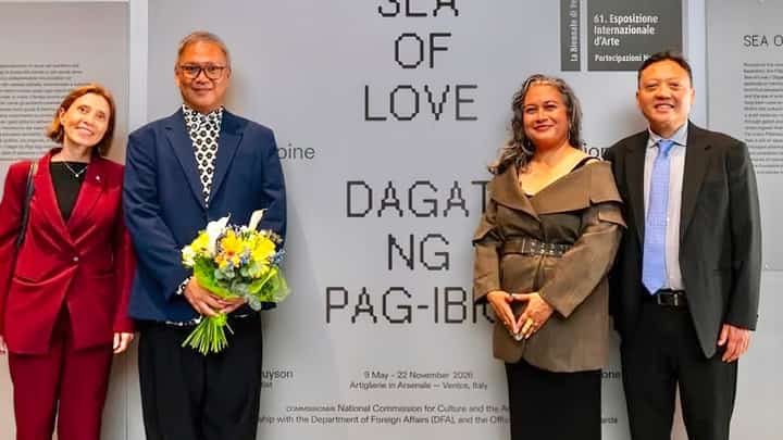 HONORARY Consul of Veneto Atty. Giorgia de Biasi, artist Jon Cuyson, curator of the Philippine Pavilion Mara Gladstone and Consul General of the Philippines in Milan, Italy, Jim Tito B. San Agustin.