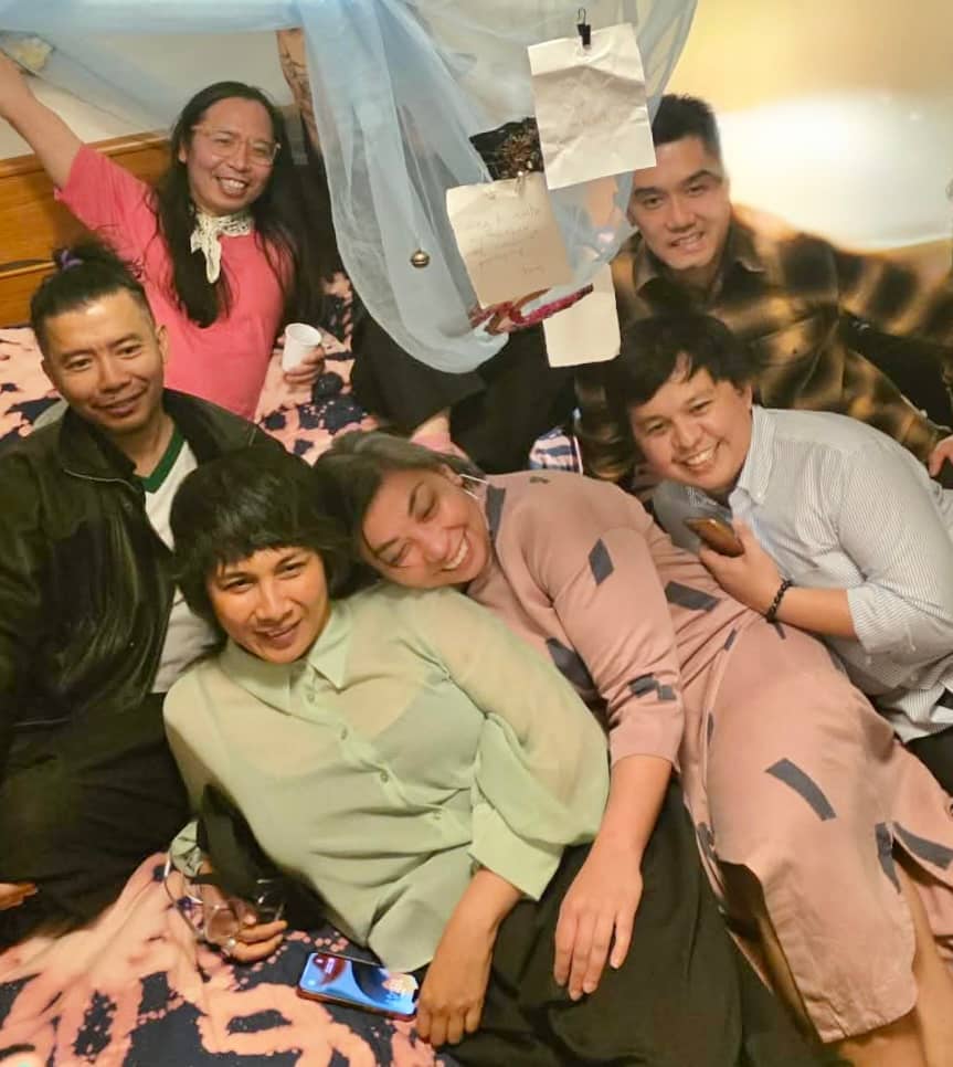 JEVIVOE Vitug, Liza May David, Stephanie Misa, Jonathan Quartero, Jojo Austria and Eric Ramos Guerrero (back, top left).