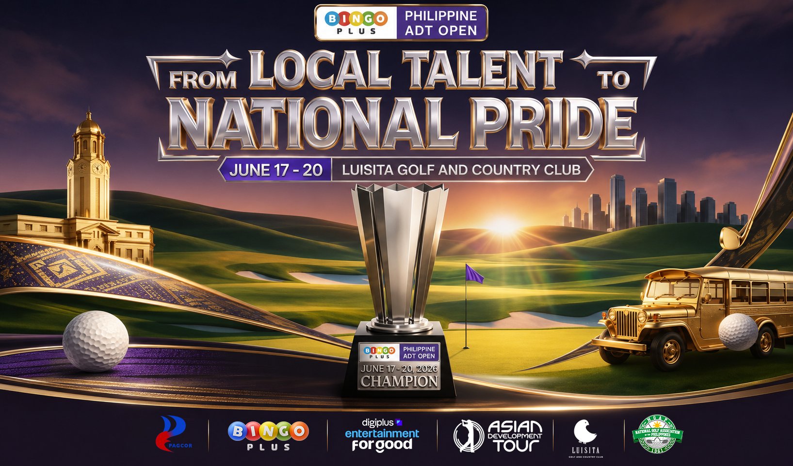 BingoPlus and ADT partner for 2026 Philippine ADT Open at Luisita
