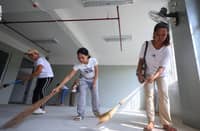 4Ps beneficiaries joined Brigada Eskwela 2026 at Bagong Silangan National High School, Quezon City on June 1. (PHOTO from DSWD)