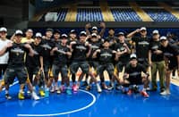 THE UST Growling Tigers display their readiness for the UAAP after beating the NU Bulldogs, 94-85, to conquer the NSAC 2026 College Basketball Campus Tour on Sunday.