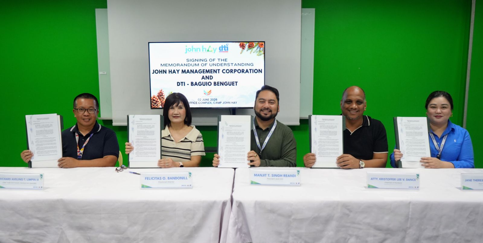 DTI, John Hay Management Corp. partner to boost MSMEs