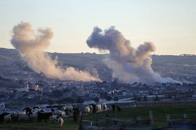 Lebanon says Israeli strikes on south kill 5, wound hospital staff