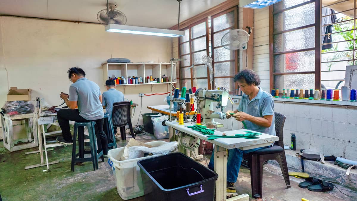THE company upcycles a lot of pre-production dead stock fabric as part of its sustainability practices.