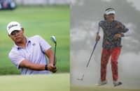JAKOB Taruc and Kendra Garingalao in heavy rain.