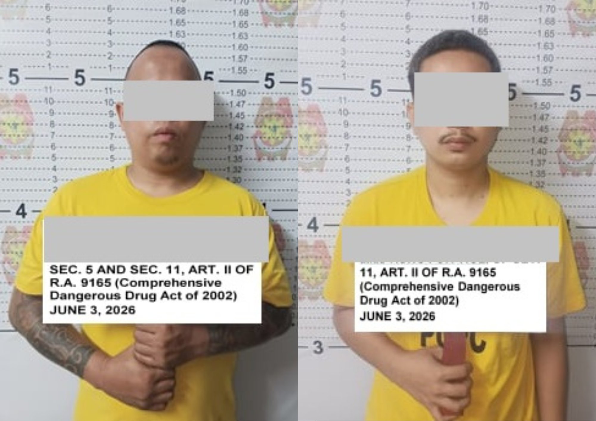 Two suspects arrested in Del Monte, Quezon City, over P2.2M worth of illegal drugs confiscated