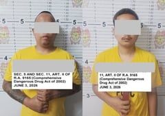 Two suspects arrested in Del Monte, Quezon City, over P2.2M worth of illegal drugs confiscated