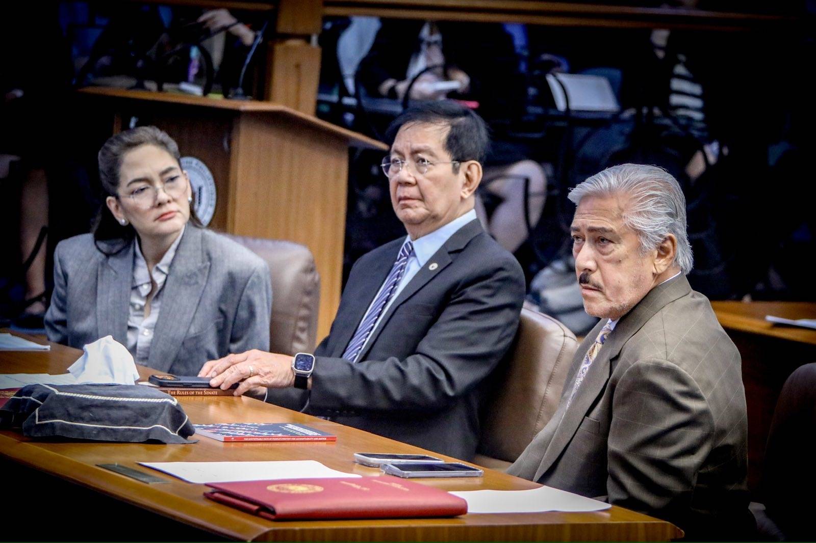 RISA HONTIVEROS, PING LACSON, TITO SOTTO