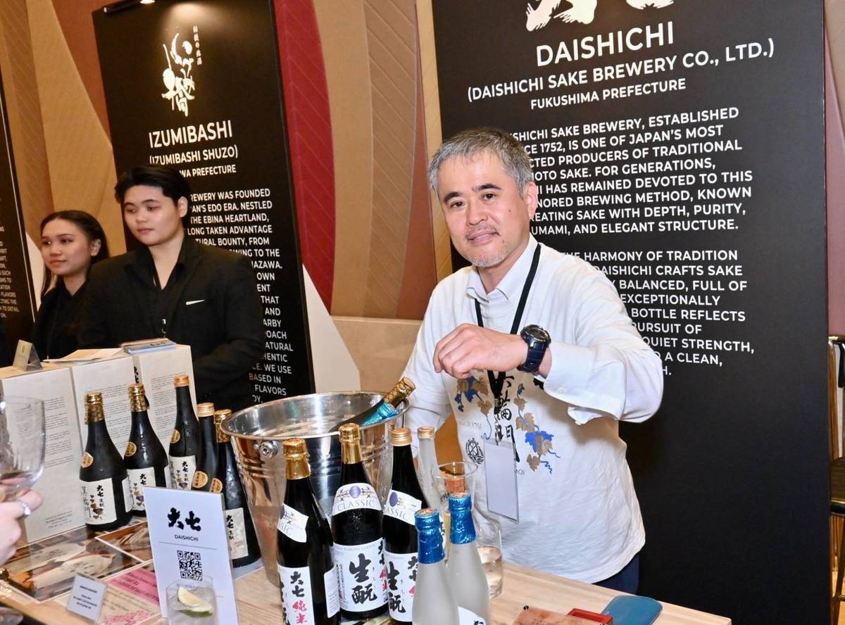 WITH Sake owner.