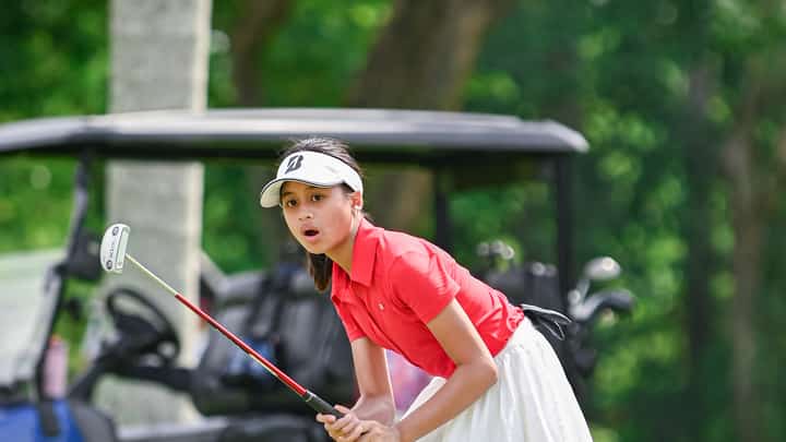 ANA Marie Aguilar displays consistency and resilience as she carded a 70 to cruise to a six-stroke win in the girls’ 7-10 division of the ICTSI Bacolod JPGT Championship on Thursday.