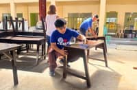 SM City Laoag volunteers join Brigada Eskwela efforts ahead of school opening