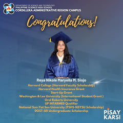 PhilSci Cordillera valedictorian earns full Harvard scholarship