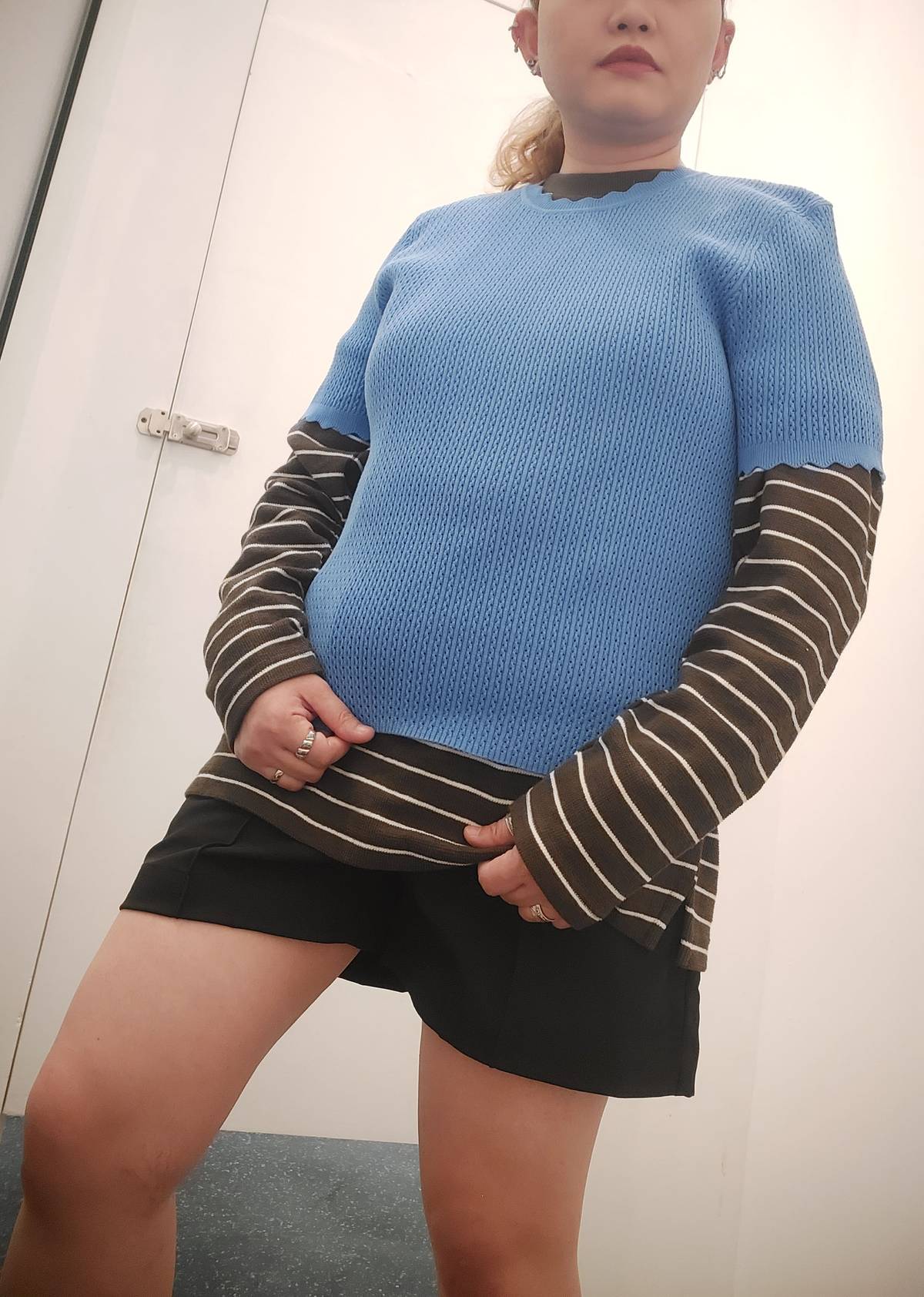 LAYER different prints and plains
