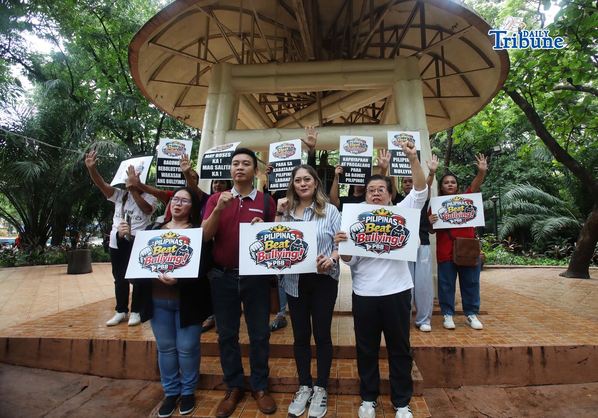 (June 05 2026) The League of Parents of the Philippines, the Mutya ng Pasig Movement, and other multisectoral groups nationwide, launched Pilipinas Beat Bullying (PBB) 2026 at the Peace Bell in Quezon Memorial Circle on Friday, June 5 2026, a nationwide campaign promoting awareness and collective action against bullying. The campaign was organized following a bullying complaint involving the child of actor-politician Alfred Vargas that was dismissed by the Office of the City Prosecutor of Manila for lack of evidence. Photo/Analy Labor