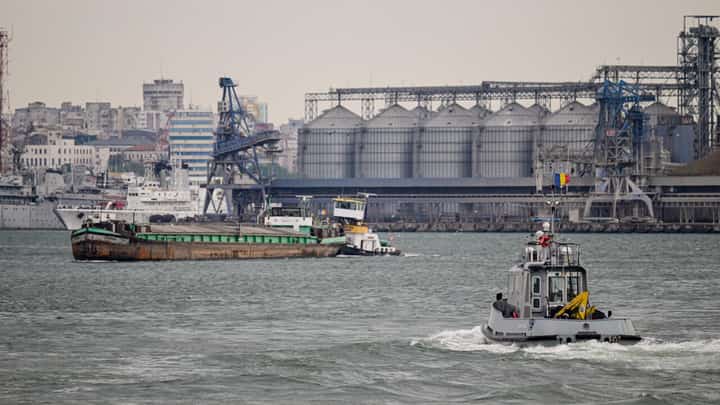 Sea drones attack ships