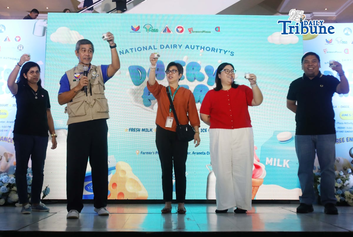 (June 05 2026) The National Dairy Authority officially opens the annual Dairy Fair organized by National Dairy Authority Administrator Antonius Andaya with the participation of various local farmers at Farmers Plaza in Quezon City in celebration of World Milk Day on Friday June 05 2026. Photo/Analy Labor