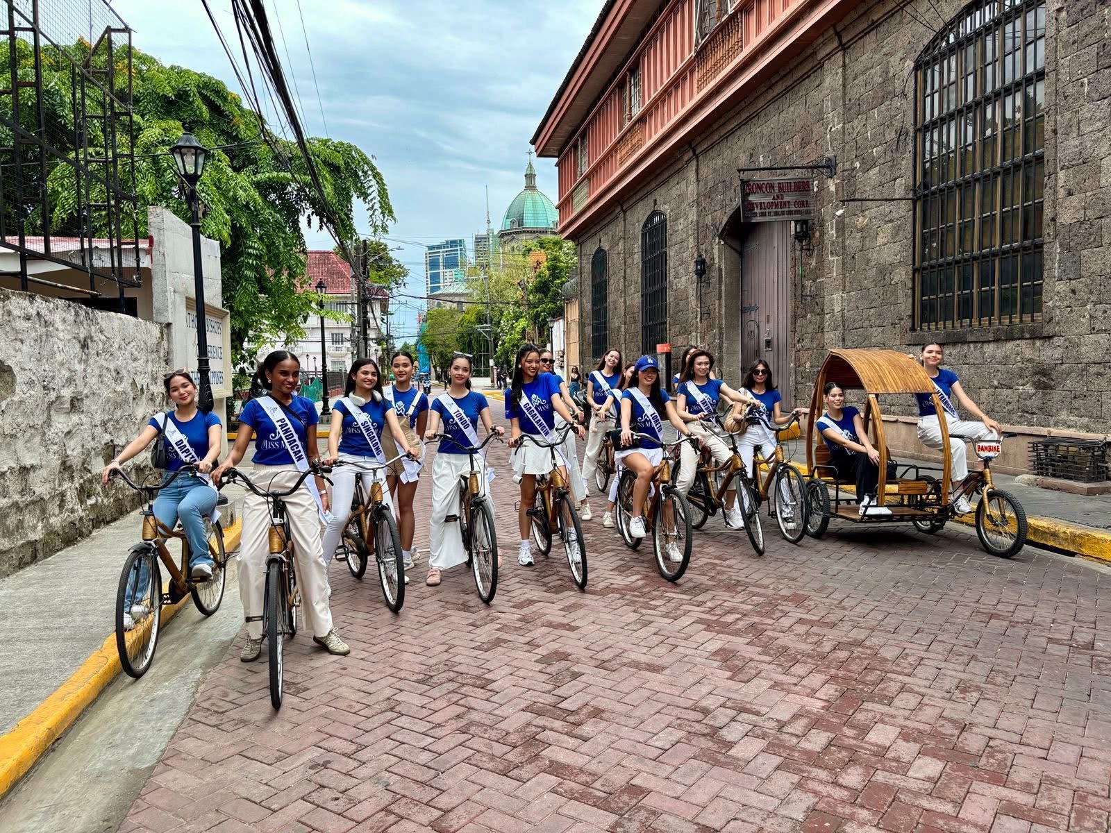 Miss Manila hopefuls tour city’s historic core