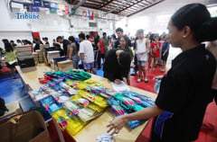 Free school supplies, haircut