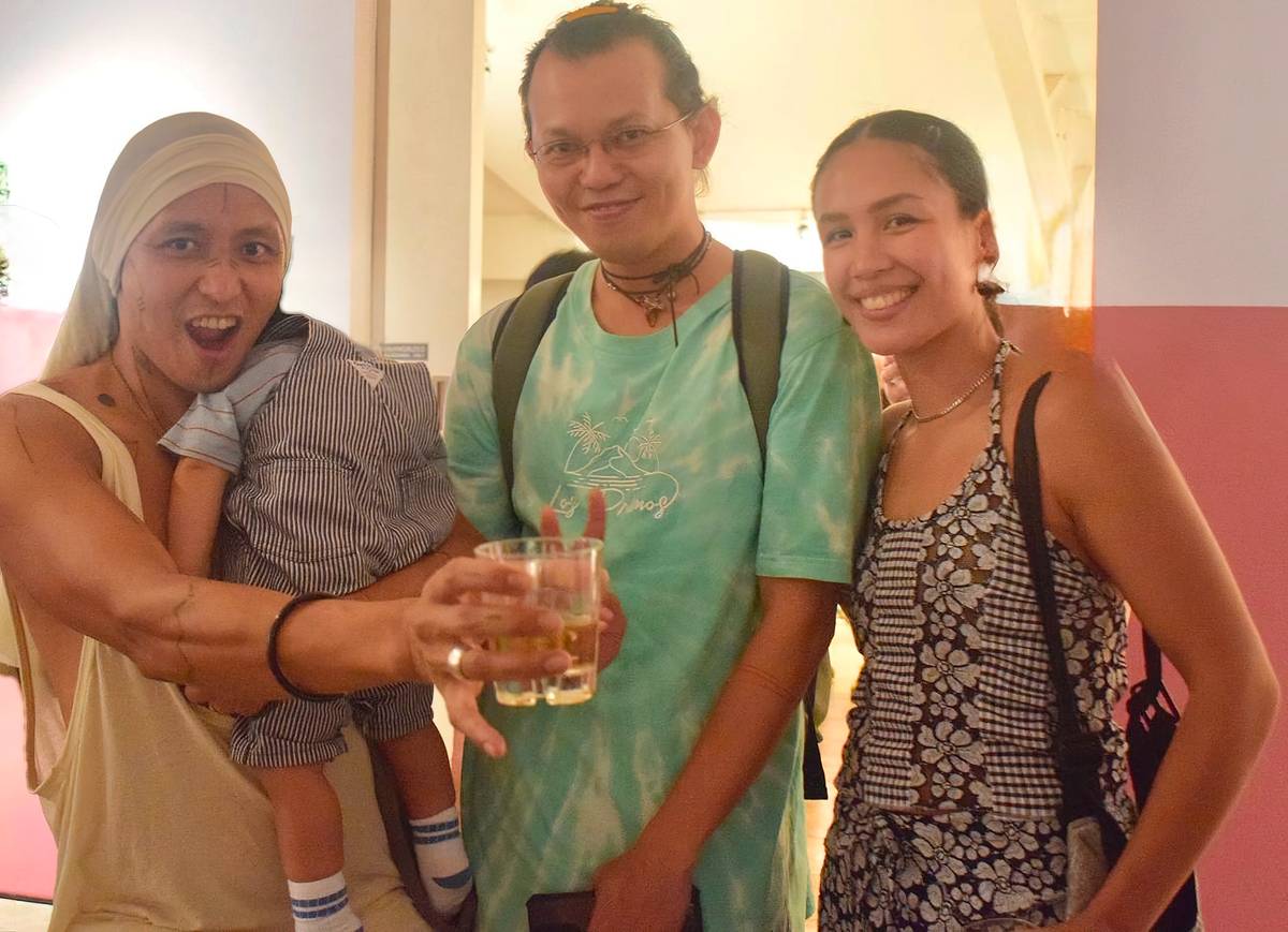 MIGUEL Aquilizan, Zeus Bascon and Veronica Lazo.