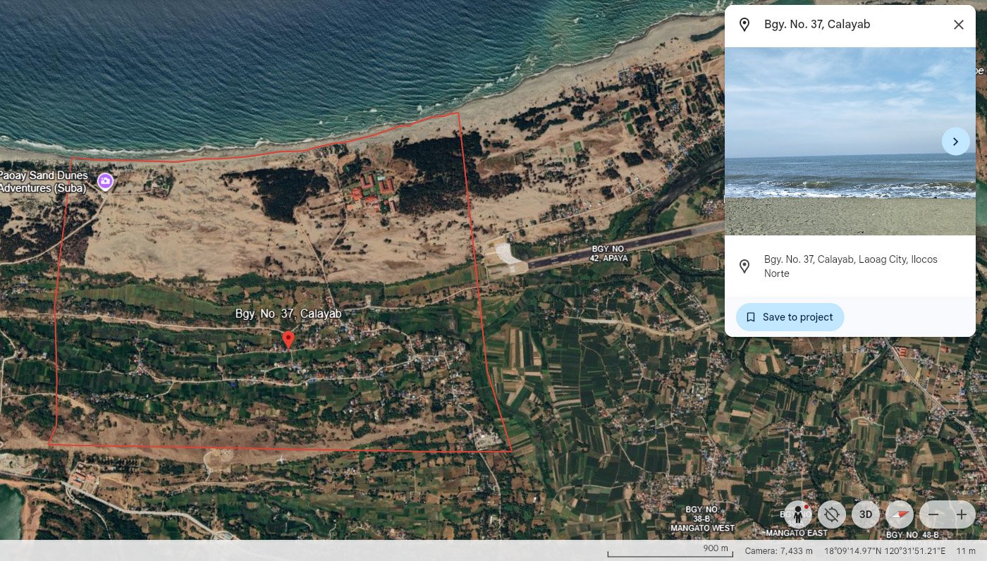 FACT CHECK: Google Earth images contradict claim that Marcos property is beside a lake