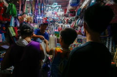 Back to school shopping in Baclaran