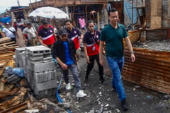Senate Pro Tempore Sherwin Gatchalian visits Parola Compound