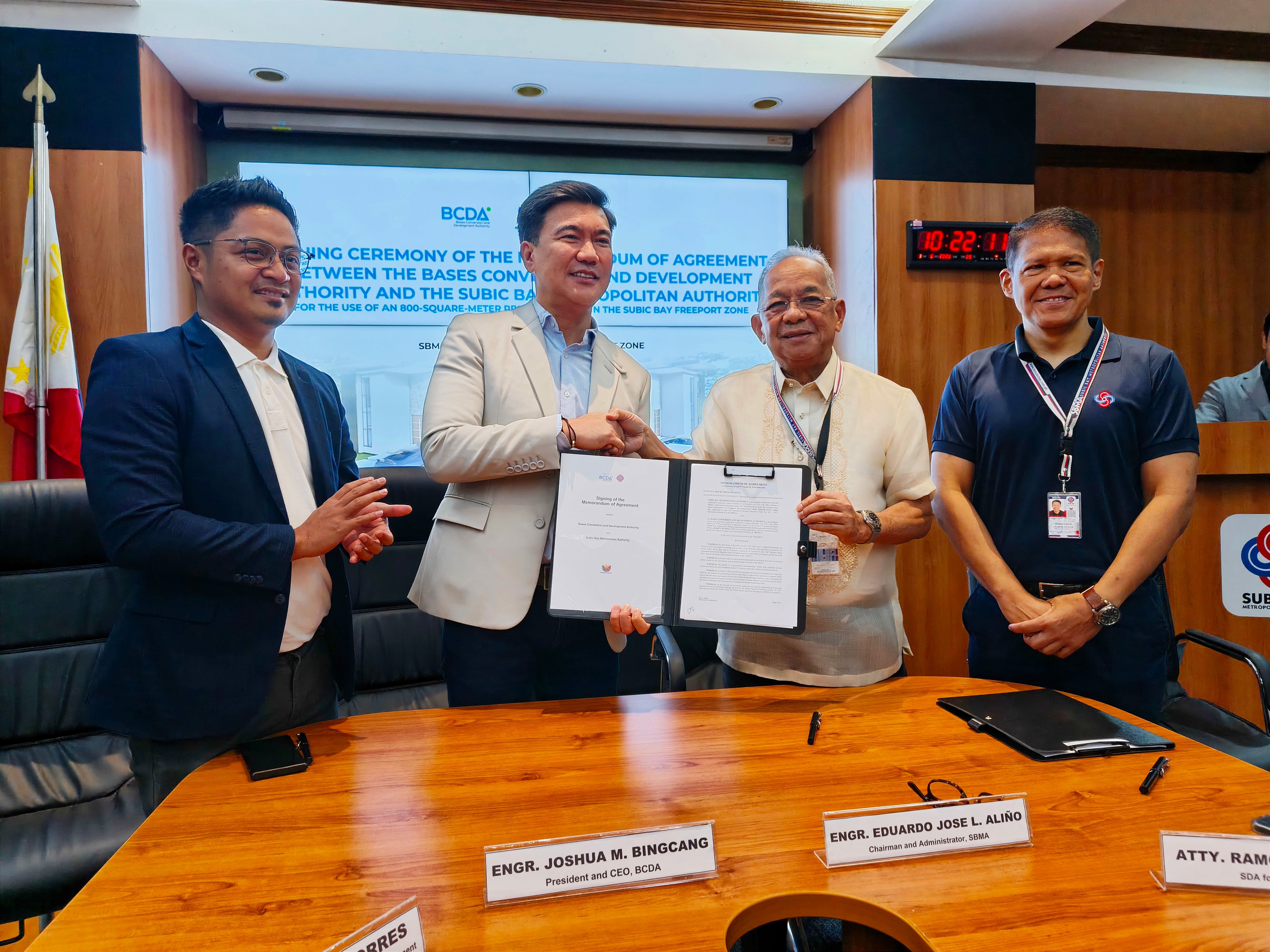 SBMA allots land area for BCDA as LEC initiatives commence