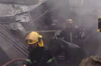 Pre-dawn blazes hit residential areas