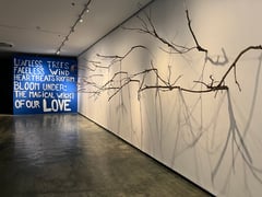 Joan Punyet Miró paints primarily poetic in ‘Oneness’