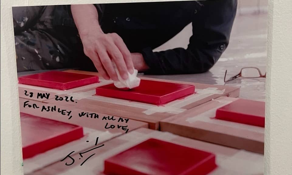 AN artist-signed image at the gallery.