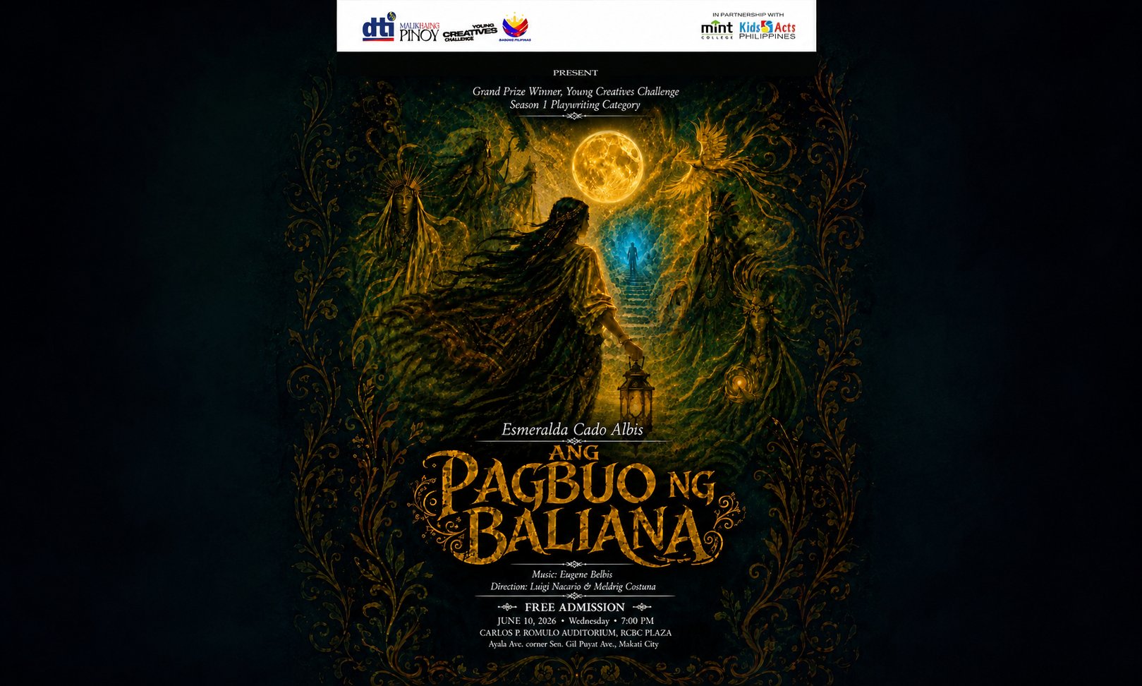 'Ang Pagbuo ng Baliana' brings Bicolano faith tradition to the stage on June 10
