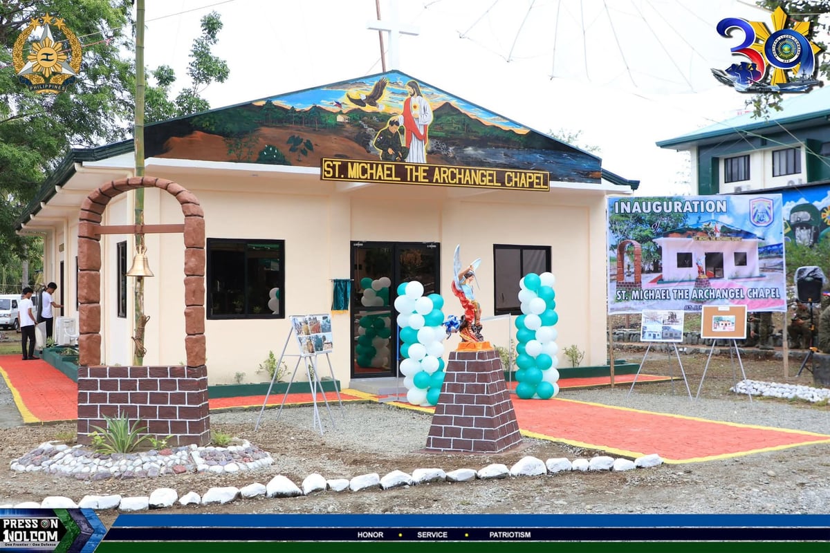 Philippine Army inaugurates chapel in Nueva Ecija