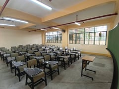 Plastic fantastic: Collected plastic trash used as chairs in Malolos school