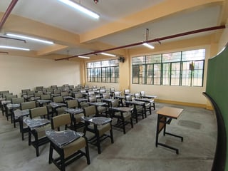 Plastic fantastic: Collected plastic trash used as chairs in Malolos school