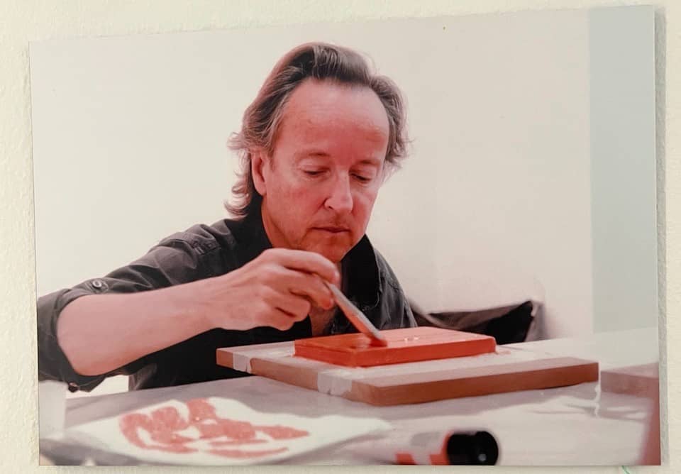 JOAN Punyet Miró at work.